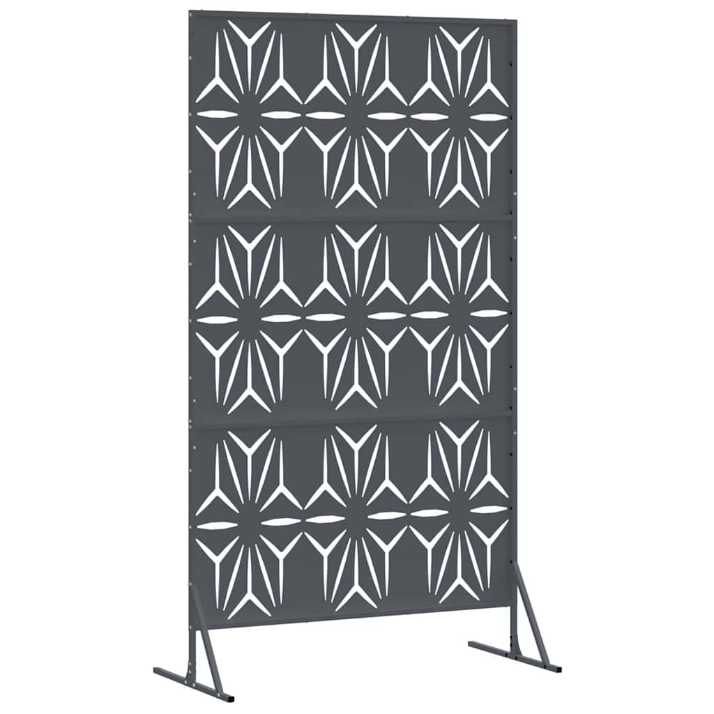 vidaXL Sichtschutz Anthrazit 100 x 50 x 180 cm Stahl