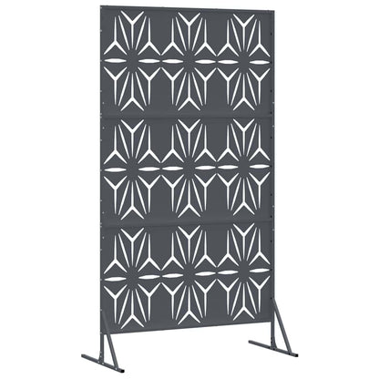 vidaXL Sichtschutz Anthrazit 100 x 50 x 180 cm Stahl