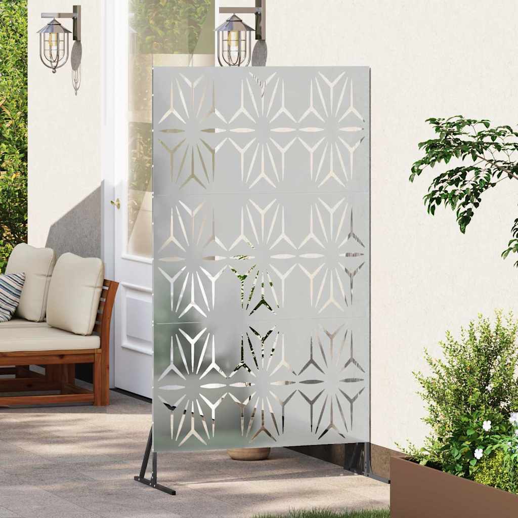 vidaXL Sichtschutz Grau 100 x 50 x 180 cm Stahl