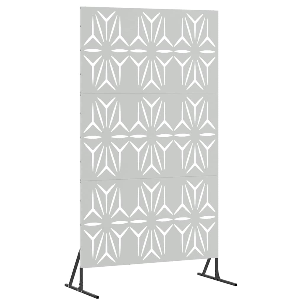 vidaXL Sichtschutz Grau 100 x 50 x 180 cm Stahl
