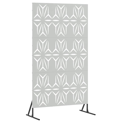 vidaXL Sichtschutz Grau 100 x 50 x 180 cm Stahl
