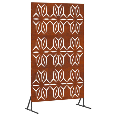 vidaXL Sichtschutz Grau 100 x 50 x 180 cm Wetterfeststahl
