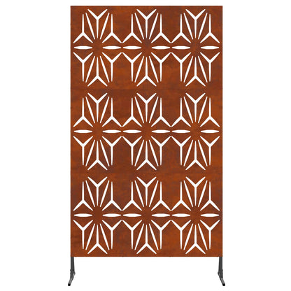 Sichtschutz Grau 100 x 50 x 180 cm Wetterfeststahl