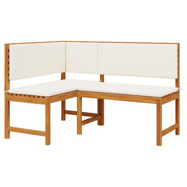 vidaXL Gartenstuhl mit Kissen Braun 140 x 100 x 91cm Massivholz Akazie
