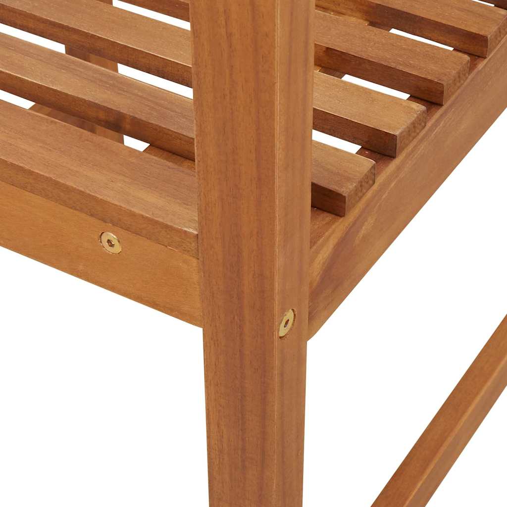 vidaXL Gartenstuhl 2 pcs Braun 50 x 50 x 91cm Massivholz Akazie