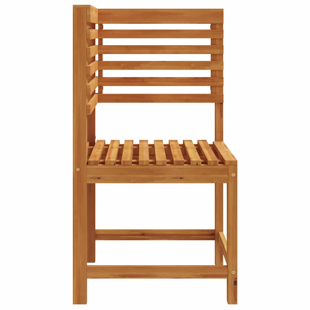 vidaXL Gartenstuhl Braun 50 x 50 x 91cm Massivholz Akazie
