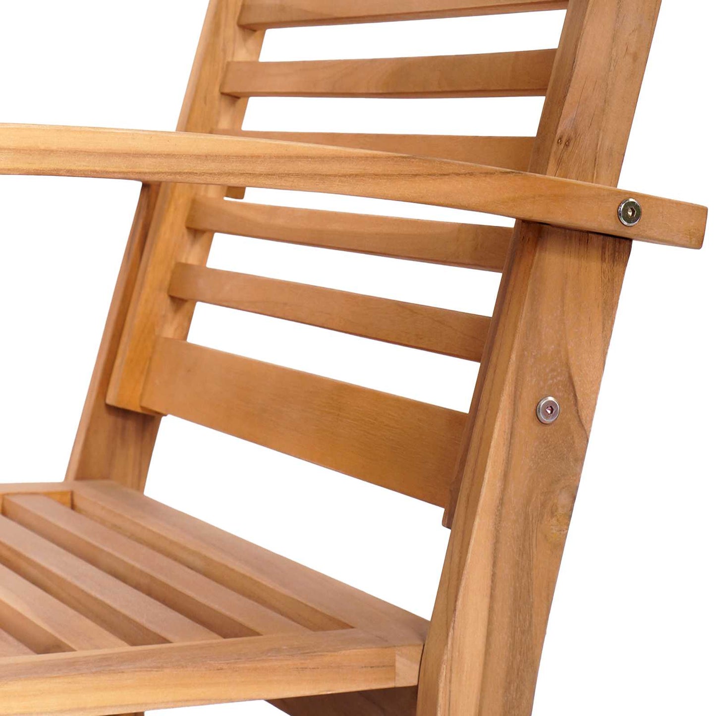 vidaXL Stuhl 2 pcs Braun 65 x 60 x 76,5 cm Massivholz Teak
