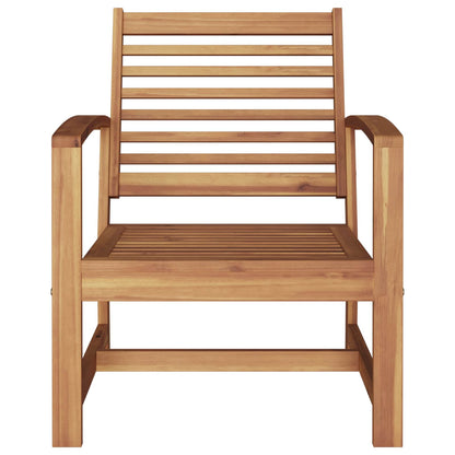 vidaXL Stuhl 2 pcs Braun 65 x 60 x 76,5 cm Massivholz Teak