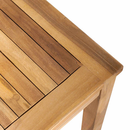 vidaXL Bank 2 pcs Braun Massivholz Teak