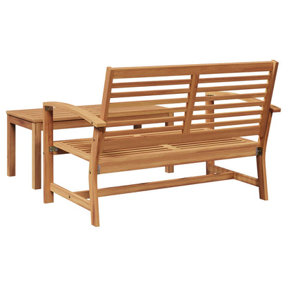 vidaXL Bank 2 pcs Braun Massivholz Teak