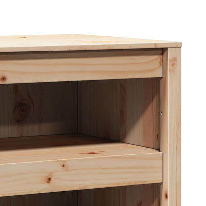 vidaXL Küchenschrank mit Regal Braun Eichen-Optik 106 x 55 x 64 cm