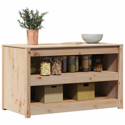 vidaXL Küchenschrank mit Regal Braun Eichen-Optik 106 x 55 x 64 cm