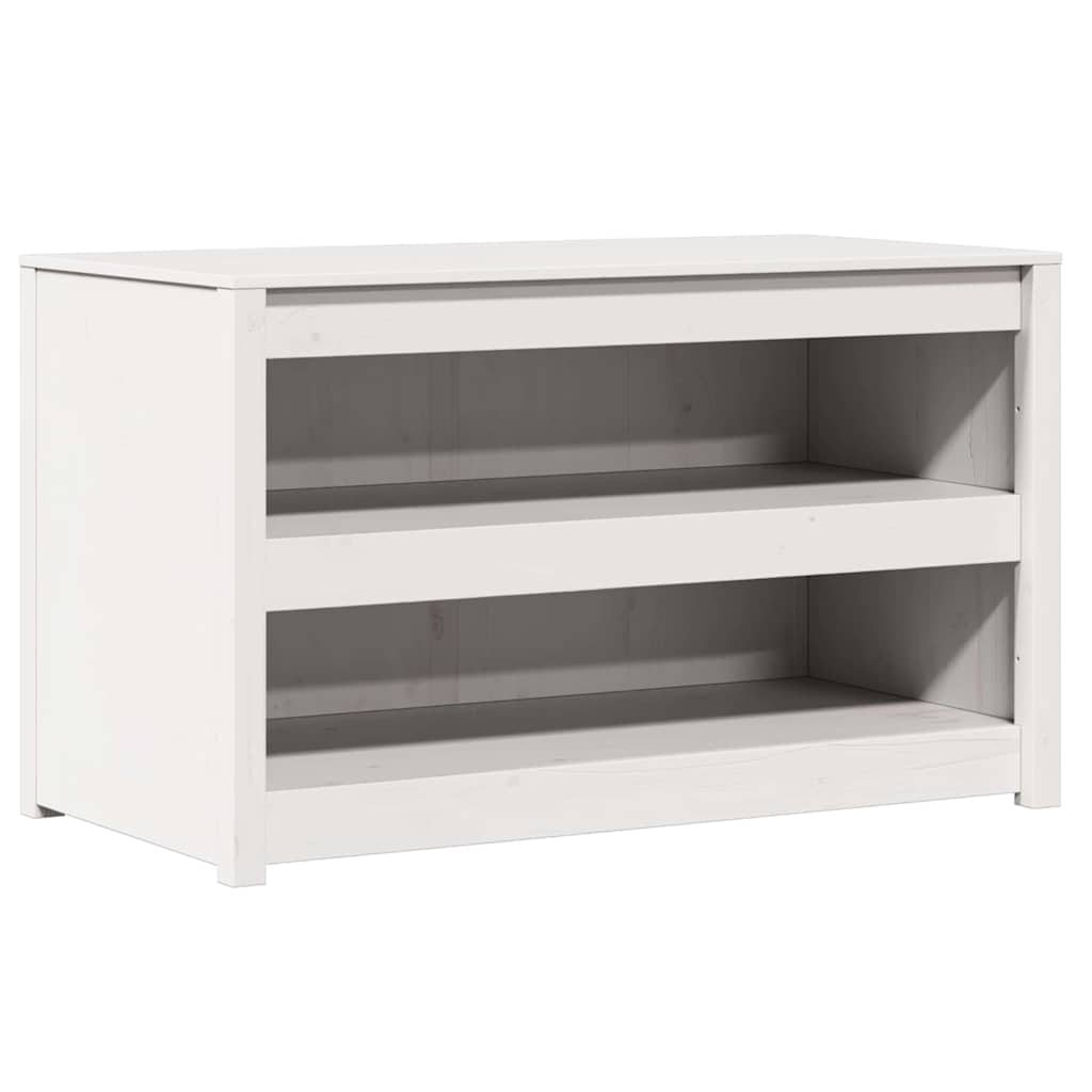 vidaXL Küchenschrank Weiß 106 x 55 x 64 cm Massives Kiefernholz