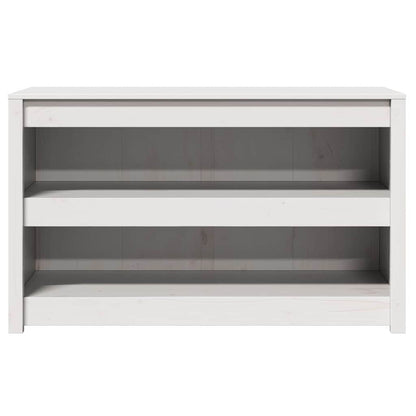 vidaXL Küchenschrank Weiß 106 x 55 x 64 cm Massives Kiefernholz