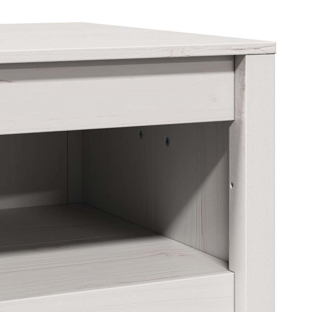 vidaXL Küchenschrank Weiß 55 x 55 x 92 cm Massives Kiefernholz