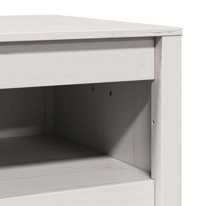 vidaXL Küchenschrank Weiß 55 x 55 x 92 cm Massives Kiefernholz
