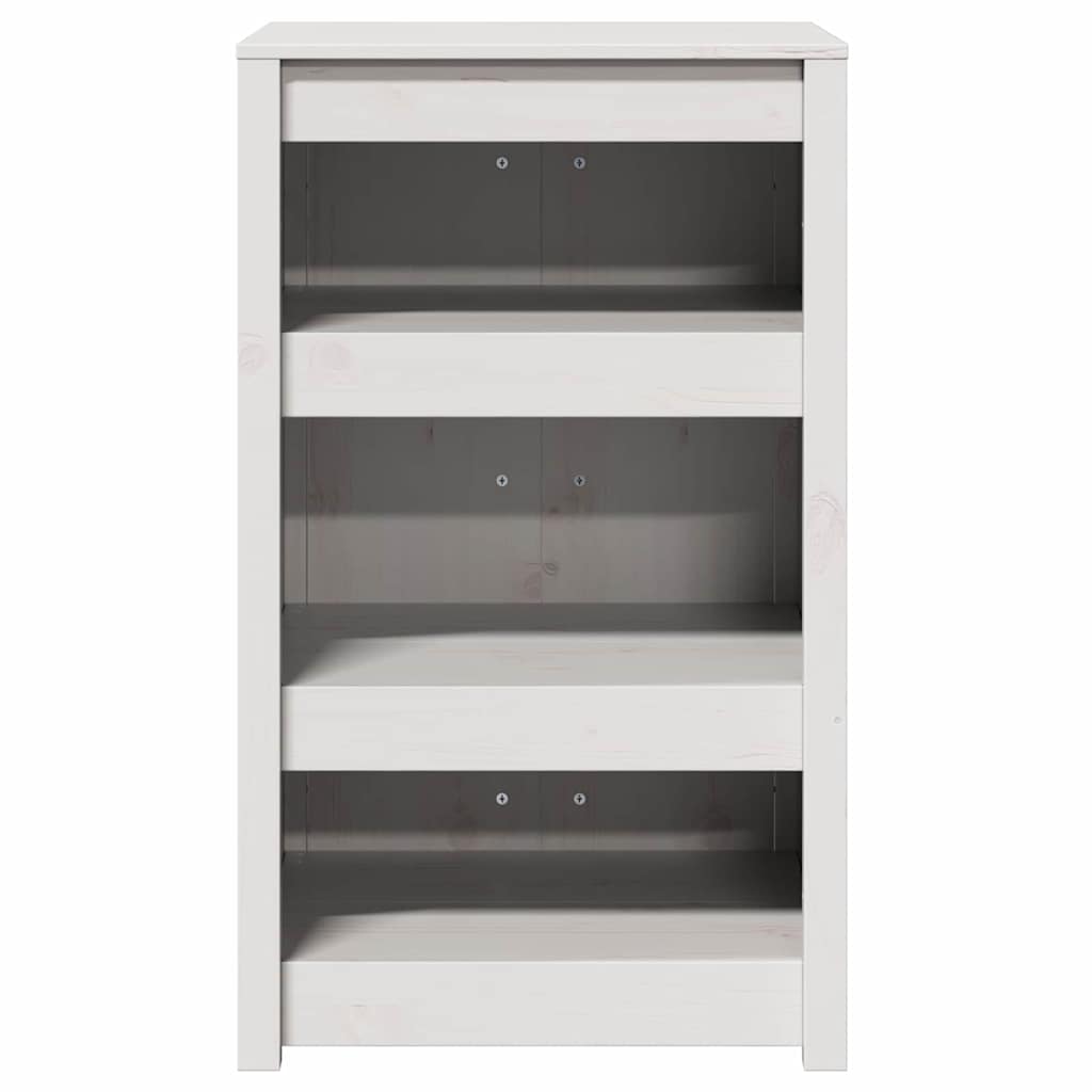 vidaXL Küchenschrank Weiß 55 x 55 x 92 cm Massives Kiefernholz