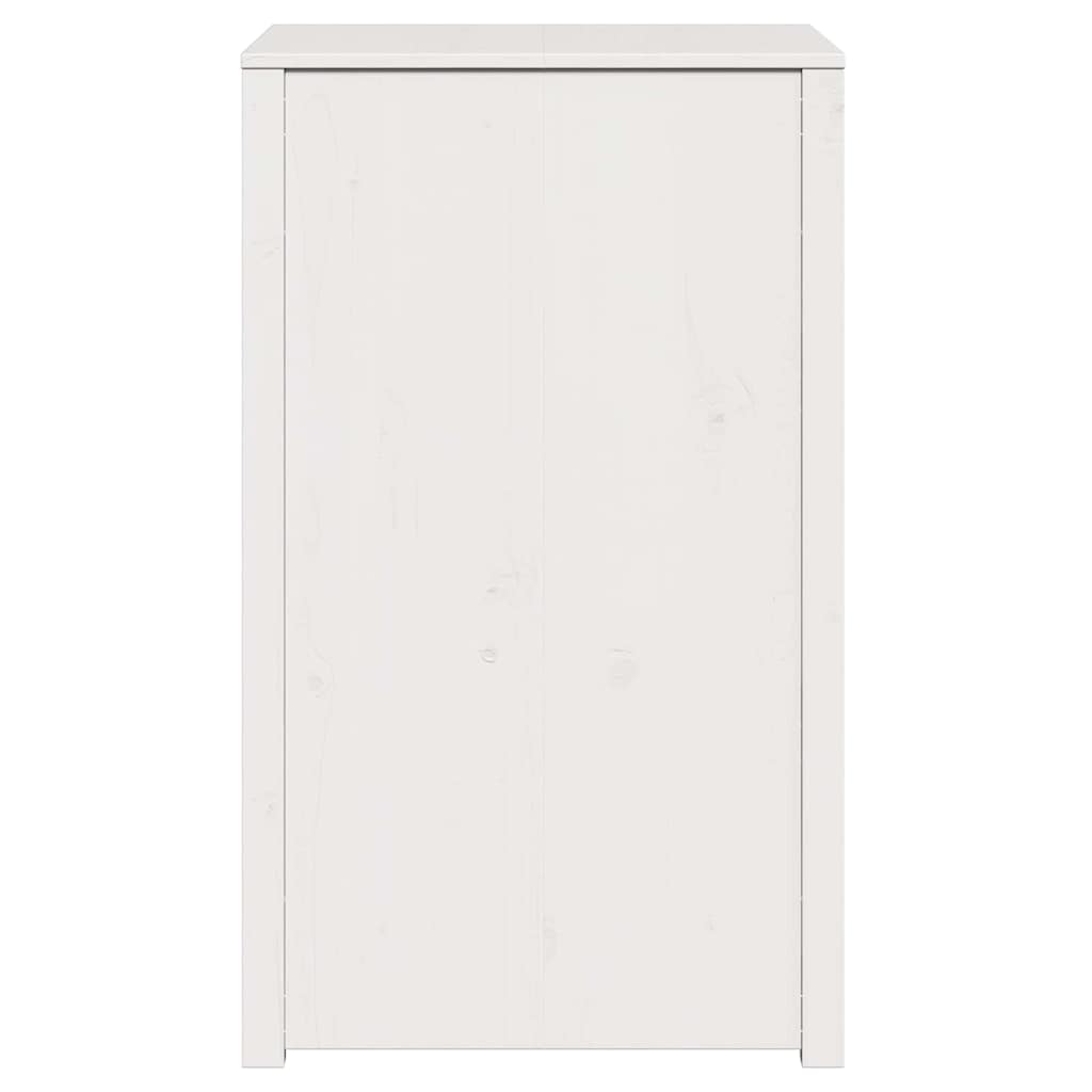 vidaXL Küchenschrank Weiß 55 x 55 x 92 cm Massives Kiefernholz