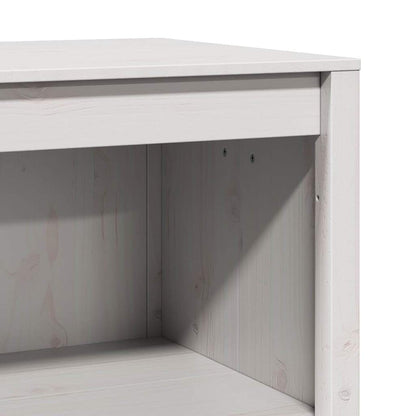 vidaXL Küchenschrank Weiß 106 x 55 x 92 cm Massives Kiefernholz