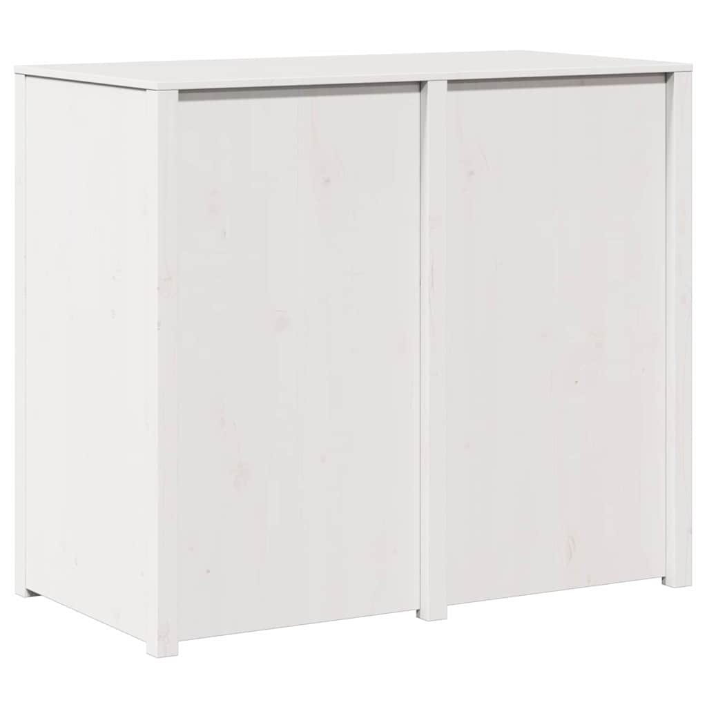 vidaXL Küchenschrank Weiß 106 x 55 x 92 cm Massives Kiefernholz