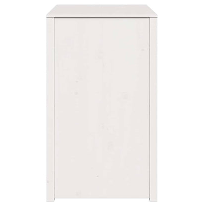 vidaXL Küchenschrank Weiß 106 x 55 x 92 cm Massives Kiefernholz