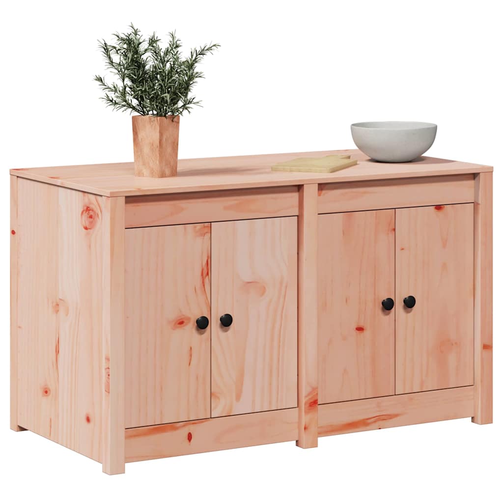 Küchenschrank mit Regal Braun Eichen-Optik 106 x 55 x 64 cm