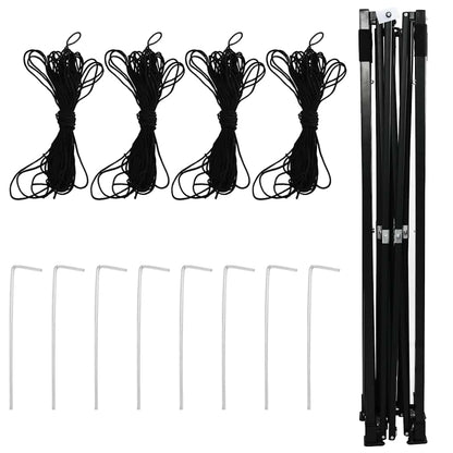 Gewächshaus mit Pop-up-Rahmen Grün 290 x 580 x 315 cm Eisen