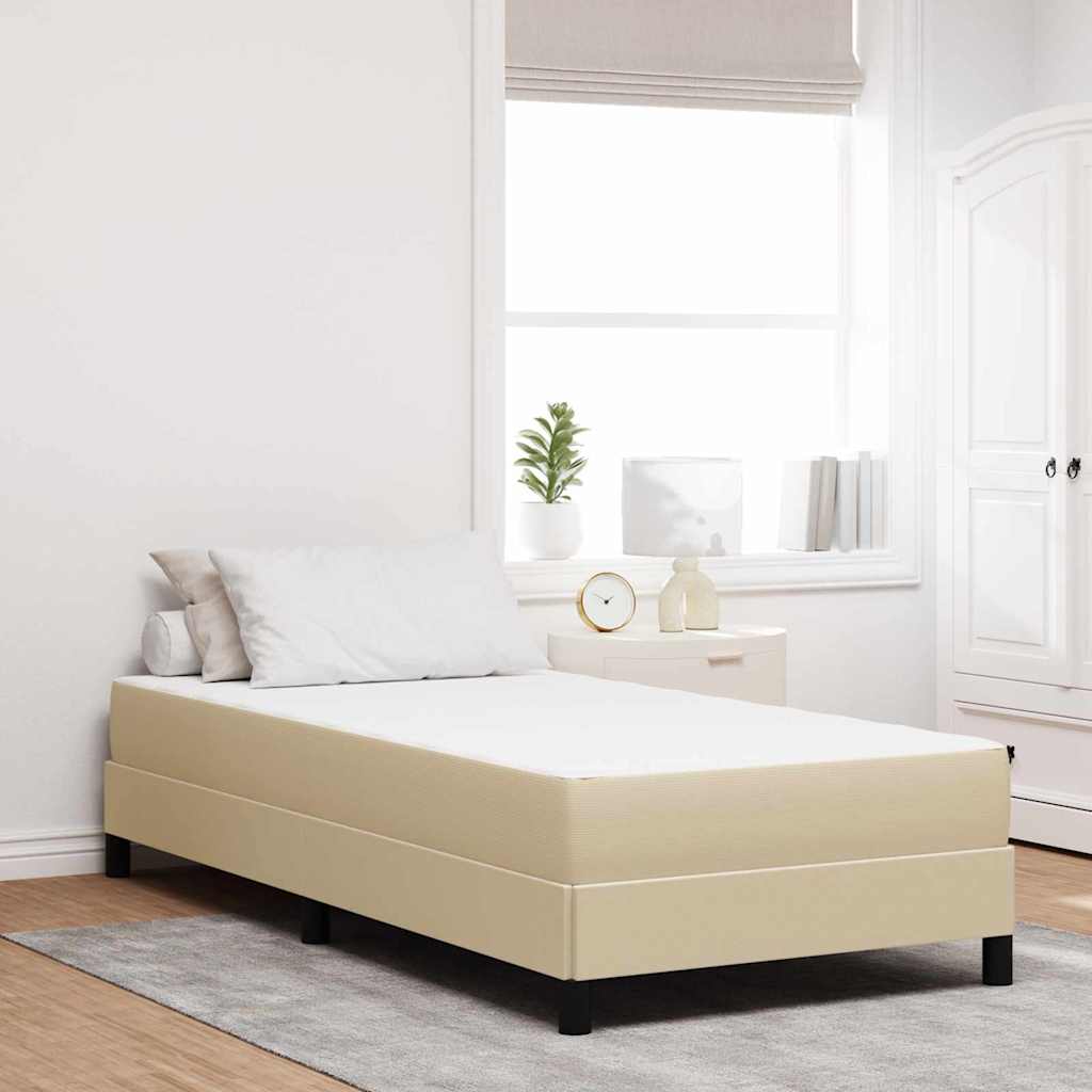 vidaXL Bettmatratze mit Matratze Salbei 90 x 190 cm Stoff