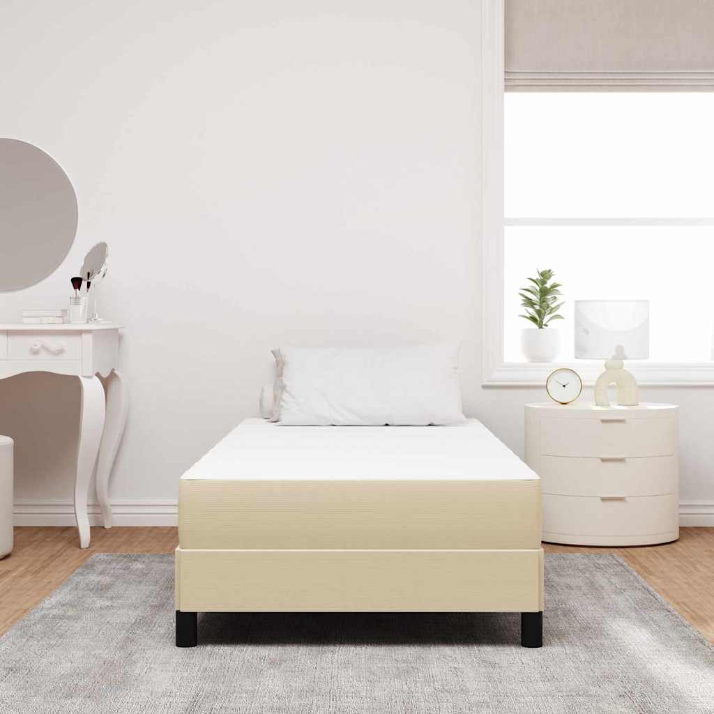vidaXL Bettmatratze mit Matratze Salbei 90 x 190 cm Stoff