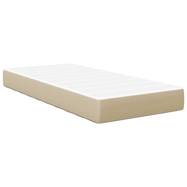 vidaXL Bettmatratze mit Matratze Salbei 90 x 190 cm Stoff