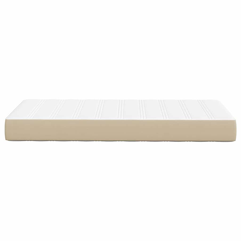 vidaXL Bettmatratze mit Matratze Salbei 90 x 190 cm Stoff