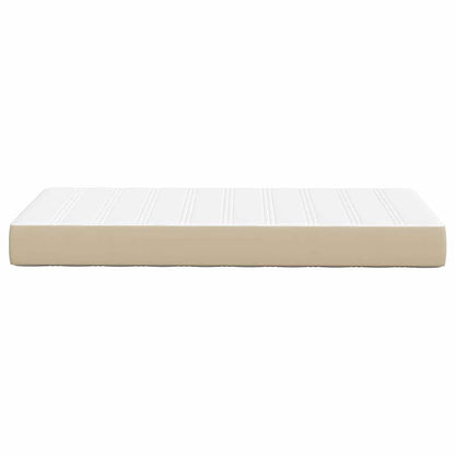 vidaXL Bettmatratze mit Matratze Salbei 90 x 190 cm Stoff
