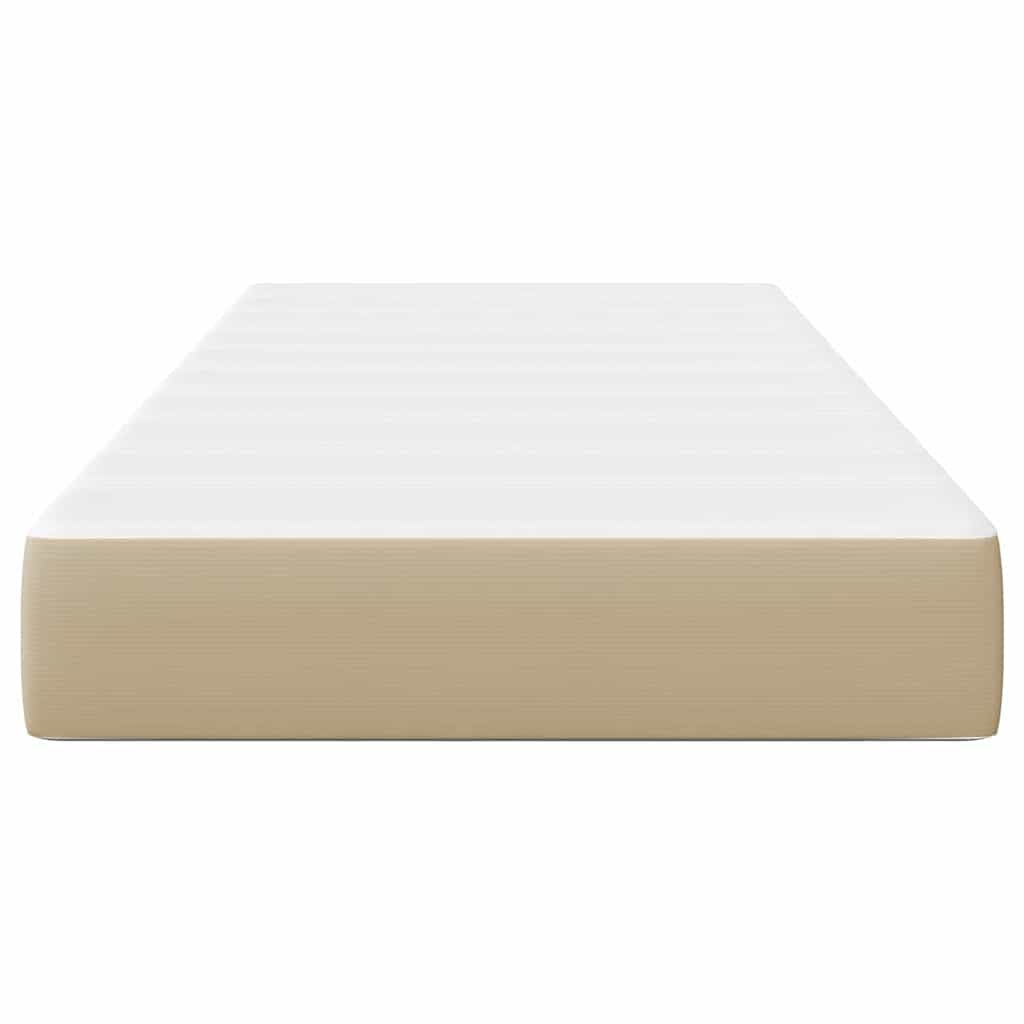 vidaXL Bettmatratze mit Matratze Salbei 90 x 190 cm Stoff