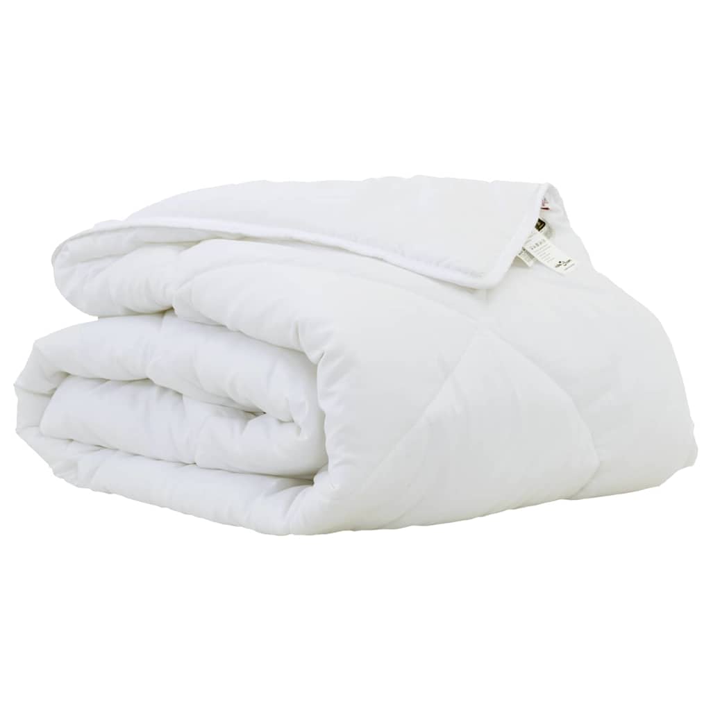 vidaXL Sommerdecke Weiß 220 x 135 x 3 cm Polyester