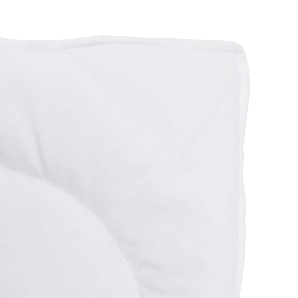 vidaXL Bettdecke Weiß 200 x 155 x 4 cm Polyester