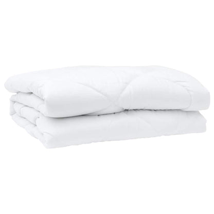 vidaXL Bettdecke Weiß 200 x 155 x 4 cm Polyester