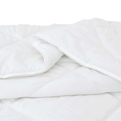 vidaXL Bettdecke Weiß 240 x 200 x 5 cm Polyester
