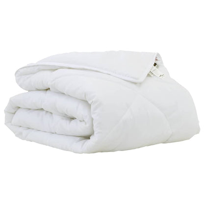 vidaXL Bettdecke Weiß 200 x 155 x 4 cm Polyester