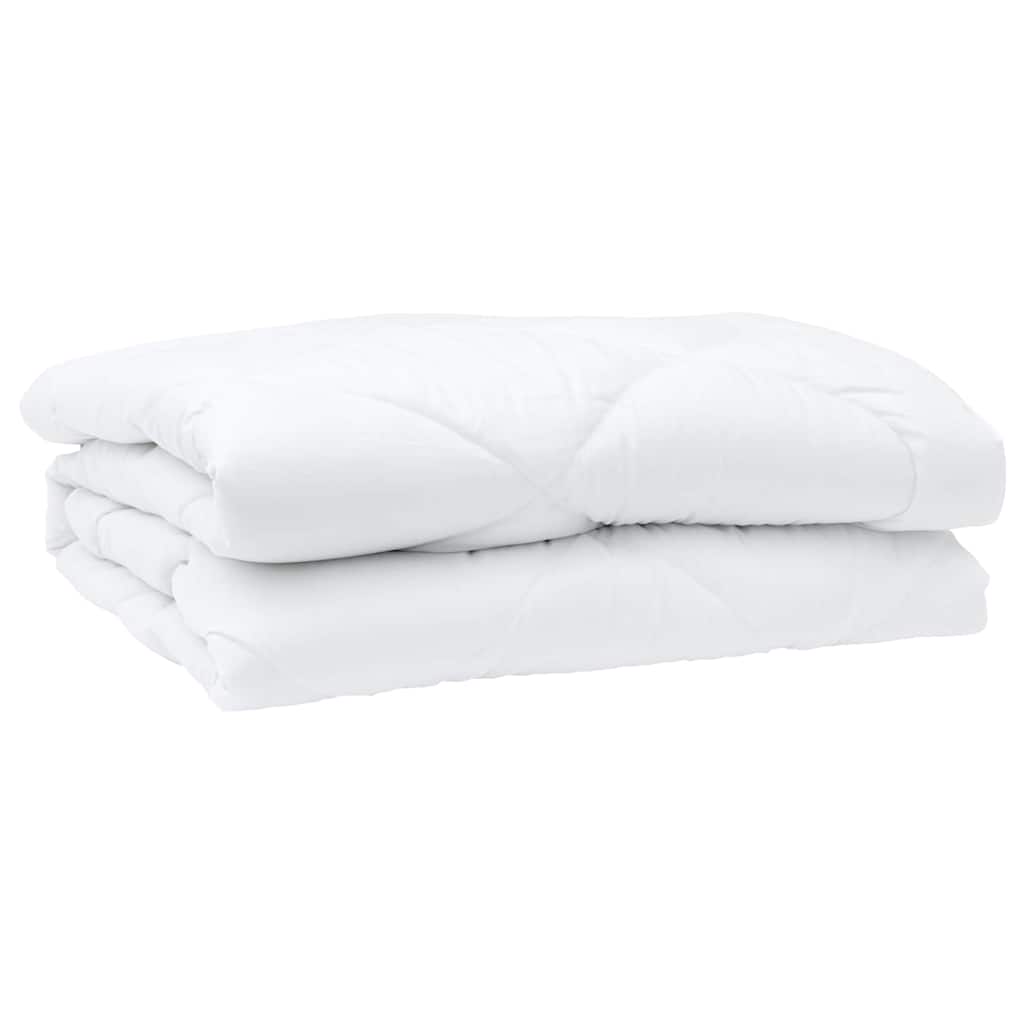 vidaXL Bettdecke Weiß 200 x 155 x 4 cm Polyester
