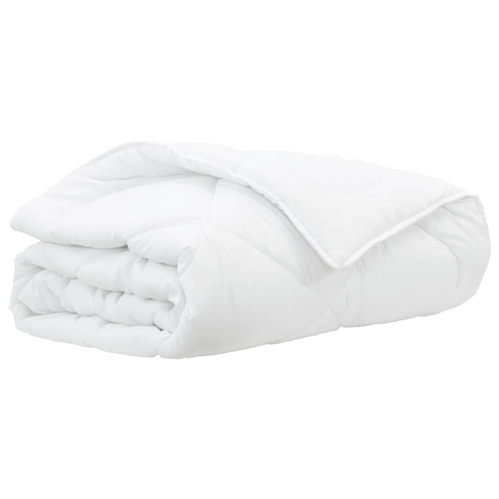 vidaXL Bettdecke Weiß 200 x 155 x 4 cm Polyester