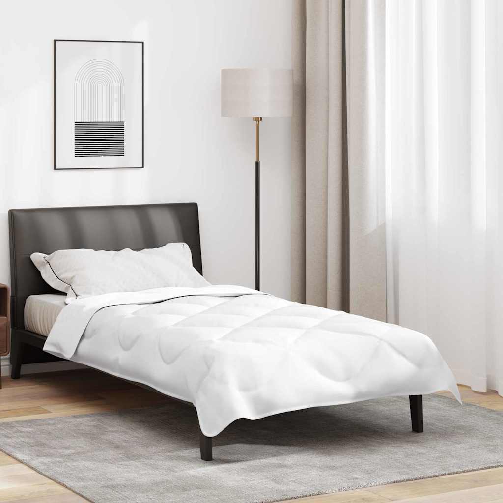 vidaXL Winterbettdecke Weiß 240 x 222 x 5 cm Polyester