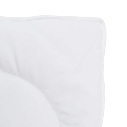 vidaXL Winterbettdecke Weiß 240 x 222 x 5 cm Polyester