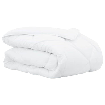 vidaXL Winterbettdecke Weiß 240 x 222 x 5 cm Polyester