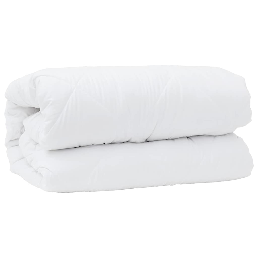 vidaXL 2-in-1 Bettdecke Weiß 200 x 200 cm Polyester