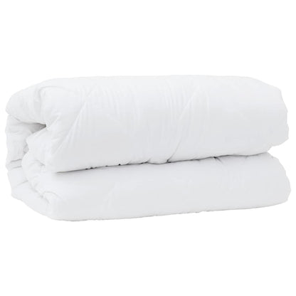 vidaXL 2-in-1 Bettdecke Weiß 240 x 200 cm Polyester