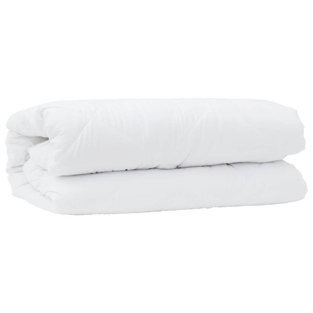 vidaXL 2-in-1 Bettdecke Weiß 135 x 220 cm Polyester
