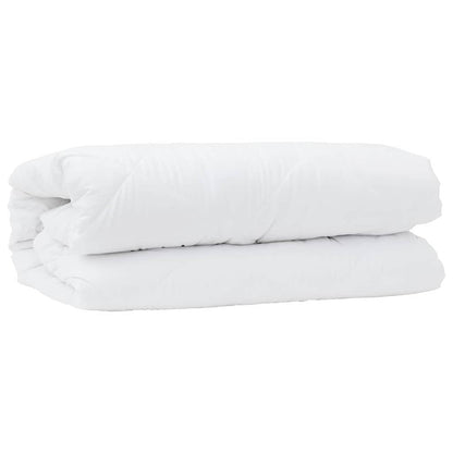 vidaXL 2-in-1 Bettdecke Weiß 135 x 220 cm Polyester