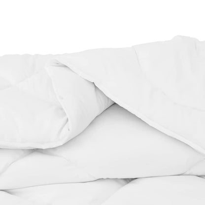 vidaXL 2-in-1 Bettdecke Weiß 155 x 220 cm Polyester