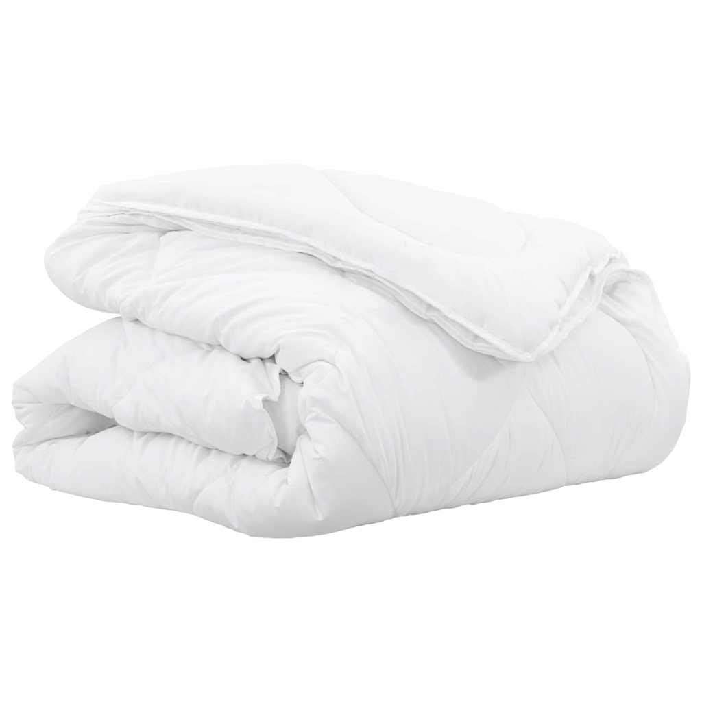 vidaXL 2-in-1 Bettdecke Weiß 240 x 220 cm Polyester