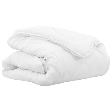 vidaXL 2-in-1 Bettdecke Weiß 240 x 220 cm Polyester